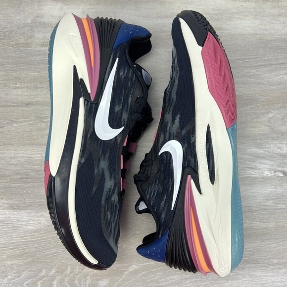 Nike Zoom GT Cut 2 Black Desert Berry Basketball Shoes DJ6015-003 Men's Size 12